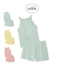 ジェラートピケ gelato pique リブタンクトップ&ショートパンツセット pwct252299 ジェラピケ ルームウェア 接触冷感 上下セット 2025...