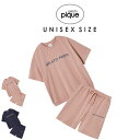 ジェラートピケ GELATO PIQUE UNISEX 裏毛プルオーバー&ハーフパンツ puct252288set pucp252289 ジェラピケ ユニセック...
