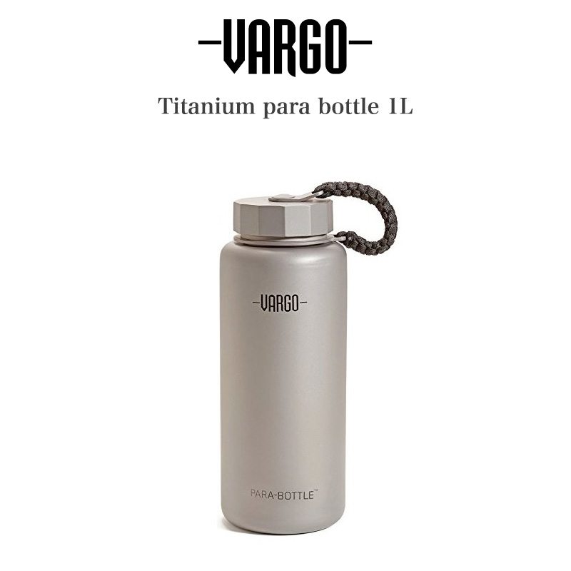 VARGO バーゴ 通販 チタニウムパラボトル1L 軽量 ウォーターボトル t-452vargo ULギア ウルトラライト 水筒 ブッシュクラフト ソロキャンプ アウトドア セレクト雑貨ムー
