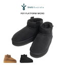 EMU エミュー Foy Flatform Micro フォイフラットフォームマイクロ w13073 Australia ムートンブーツ ショートブーツ 厚底 足長効果 撥水加工 足の冷え対策 蒸れにくい 快適 シープスキン セレクト雑貨ムー【P10】