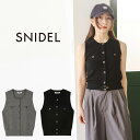 (予約) スナイデル SNIDEL Sustainableニットジレプルオーバー swnt254042 (7月下旬以降入荷) レディース トップス フェミニン クラシカル デイリー デート 2025秋 セレクト雑貨ムー【P10】