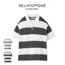 SALE30%OFF GELATO PIQUE HOMME ジェラートピケ オム スムーズィーliteボーダーラガープルオーバー pmnt244900 メンズ ...