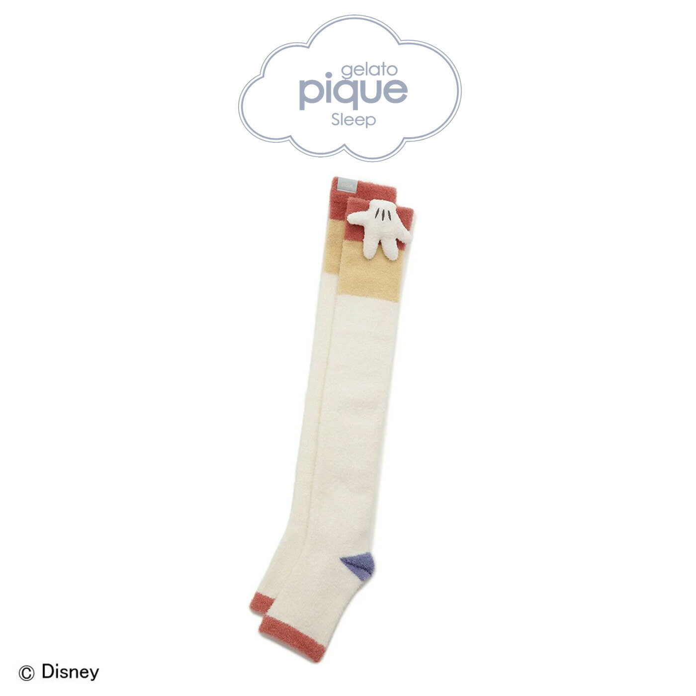 ジェラートピケ gelato pique Sleep Mickey 着圧ソックス psgg252801 ジェラピケ ディズニー Disney 靴下 ルームウェア レディース 2025夏 ギフト プレゼントにおすすめ セレクト雑貨ムーのサムネイル