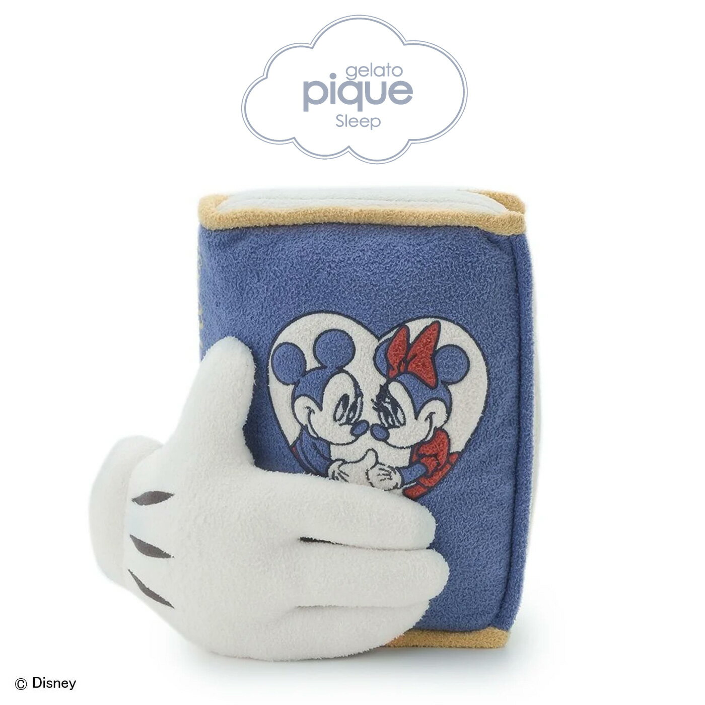 ジェラートピケ gelato pique Sleep Mickey ハンドモチーフクッション psgg252804 ジェラピケ Disney ディズニー ぬいぐるみ インテリア 雑貨 ※巾着ラッピングのみ対応商品 2025夏 ギフト プレゼントにおすすめ セレクト雑貨ムーのサムネイル