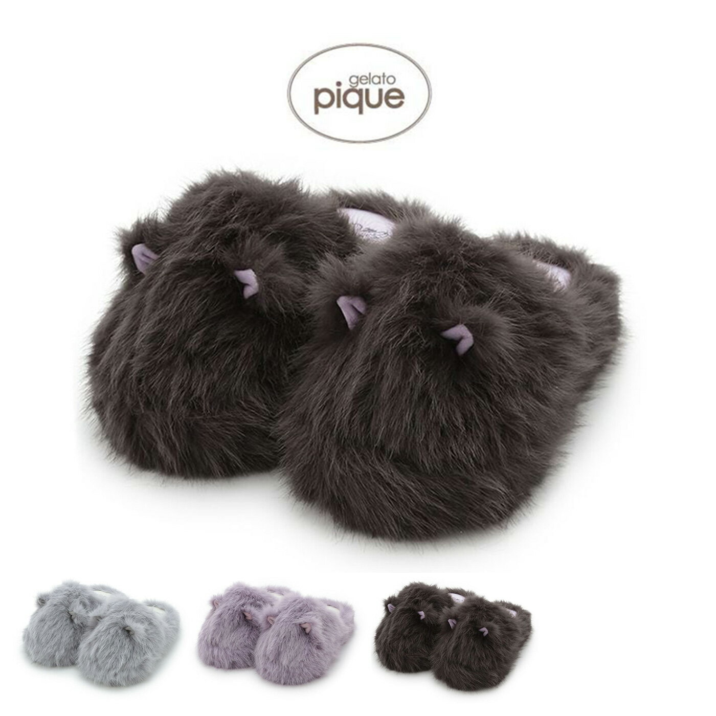 ジェラートピケ gelato pique HALLOWEEN CATファールームシューズ pwgs254604 ジェラピケ スリッパ ハロウィン ルームウェア レディース 2025秋 ギフト プレゼントにおすすめ セレクト雑貨ムーのサムネイル