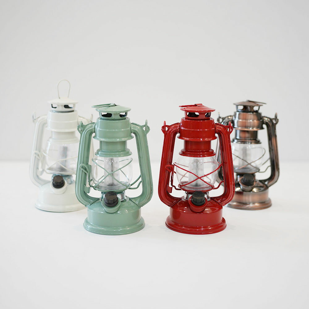 LED ハリケーンランタン (連続約48時間連続点灯) 暖色系ライト アンティーク調 ミニランタン アウトドア ソロキャンプ テーブルランプ テント内ランプ 車中泊 車内泊 防災用 お家キャンプ ギフトにおすすめ セレクト雑貨ムー通販格安セール情報 楽天 通販