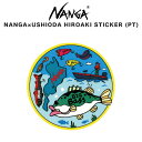 NANGA ナンガ NANGA×USHIODA HIROAKI STICKER ナンガ×ウシオダヒロアキ ステッカー アウトドア キャンプ シール ギフト プレ...