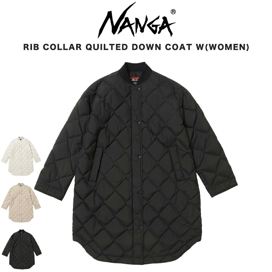 NANGA ʥ RIB COLLAR QUILTED DOWN COAT W(WOMEN) ֥顼ƥå 󥳡 () ǥ...