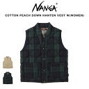 SALE30%OFF NANGA ナンガ COTTON PEACH DOWN HANTEN VEST W(WOMEN) コットンピーチダウンハンテン ベスト (...