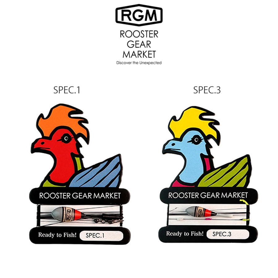 RGM(ルースター ギア マーケット) Ready to Fish 釣りキャンプ 釣り仕掛け 釣り具 小型浮子 ウキ ROOSTER GEAR MARKET セレクト雑貨ムー