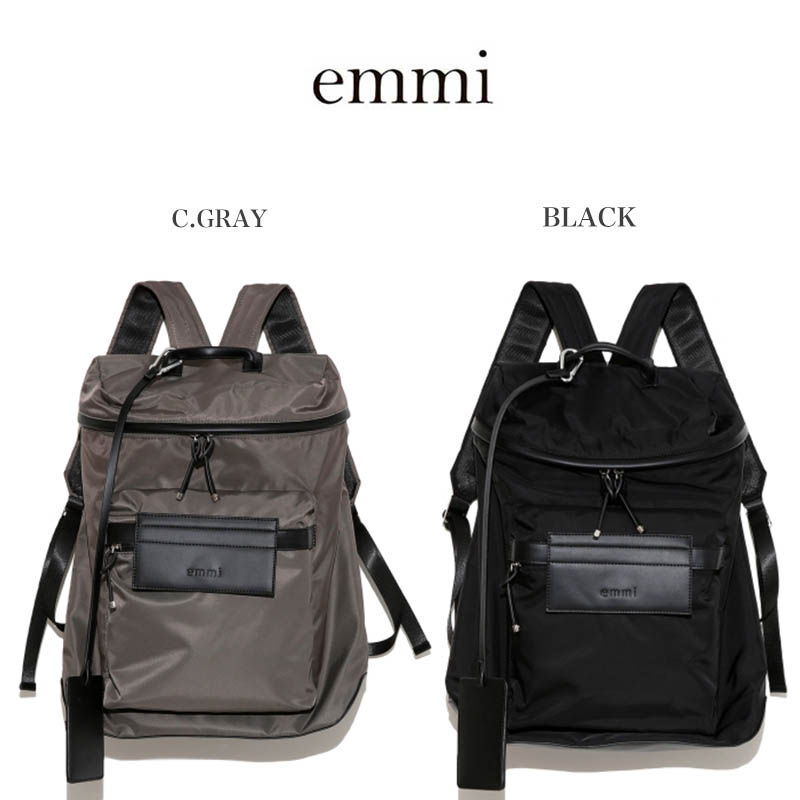 emmi atelier エミ アトリエ eco撥水ベーシックバックパック リュック 13wgb206330 13wgb239302 レディース スポーツBAG ジムバッグ yoga ヨガバッグ カードケース付き セレクト雑貨ムー