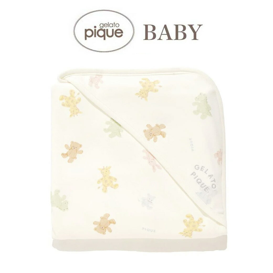 ジェラートピケ ベビー gelato pique baby ぬいぐるみ柄ブランケット pbgg251621 ジェラピケ 赤ちゃん ひざ掛け 出産祝い 2025春 ギフト プレゼント セレクト雑貨ムー【P10】のサムネイル