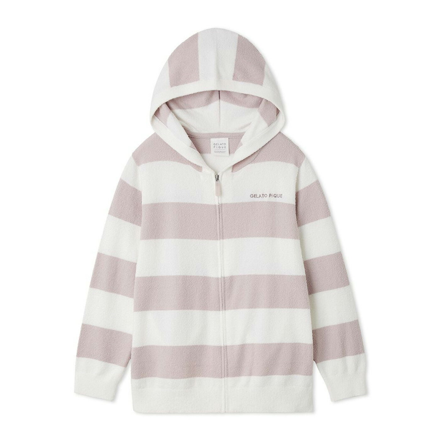 ジェラートピケ　ルームウェア セット　ラベンダー 楽天市場】【ラッピング済み】ジェラート3ボーダーパーカー