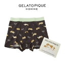 ジェラートピケ オム GELATO PIQUE HOMME スリーピングドッグ柄アンダーウェアー pmcp252942 ジェラピケ メンズ ボクサーパンツ 下着 2025夏 ギフト オリジナルBOX入り 返品交換不可商品 セレクト雑貨ムー【P10】