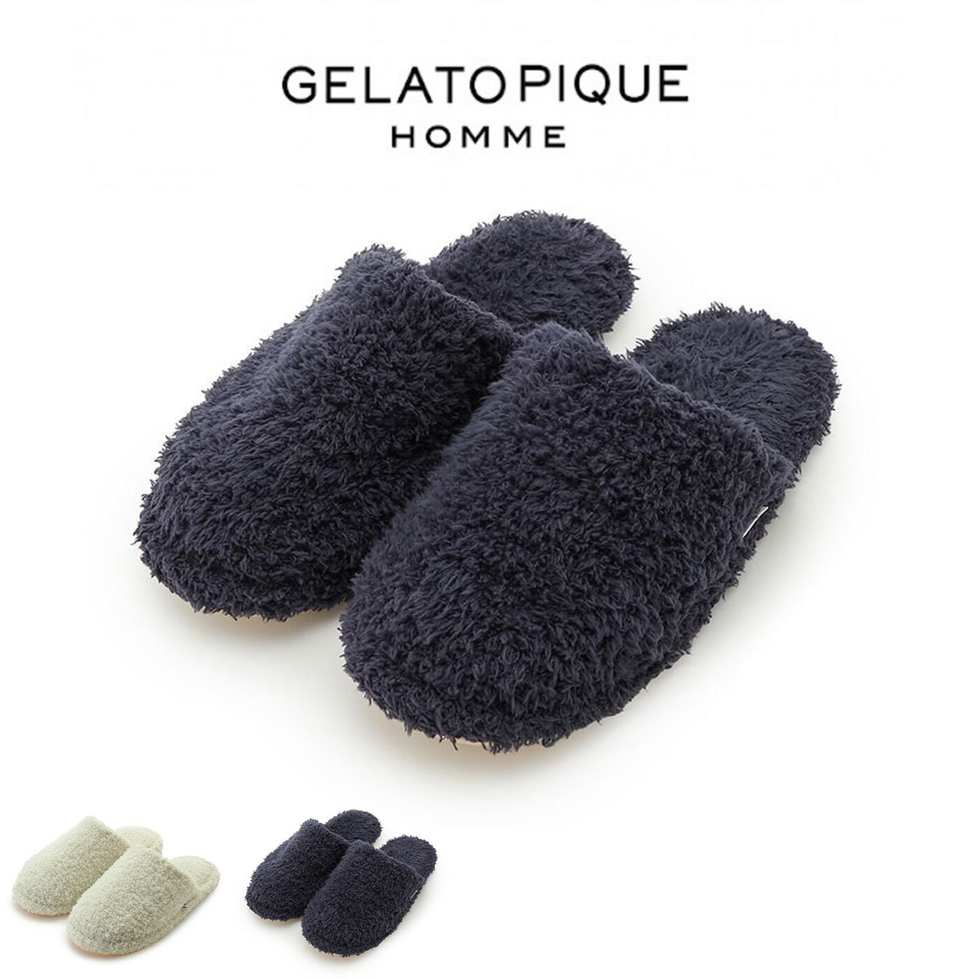 ジェラートピケオム GELATO PIQUE HOMME ベーシックジェラートルームシューズ pmgs259212 ジェラピケ スリッパ メンズ シンプル 2025秋 ギフト プレゼントにおすすめ セレクト雑貨ムーのサムネイル