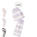 (1日限定ポイント最大10倍)ジェラートピケ gelato pique ジェラート3ボーダープルオーバー&ロングパンツ pwnt255024set pwnp25...