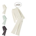 (1日限定ポイント最大10倍)ジェラートピケ gelato pique 調温スムーズィ―プルオーバー&ロングパンツ pwnt255027set pwnp2550...