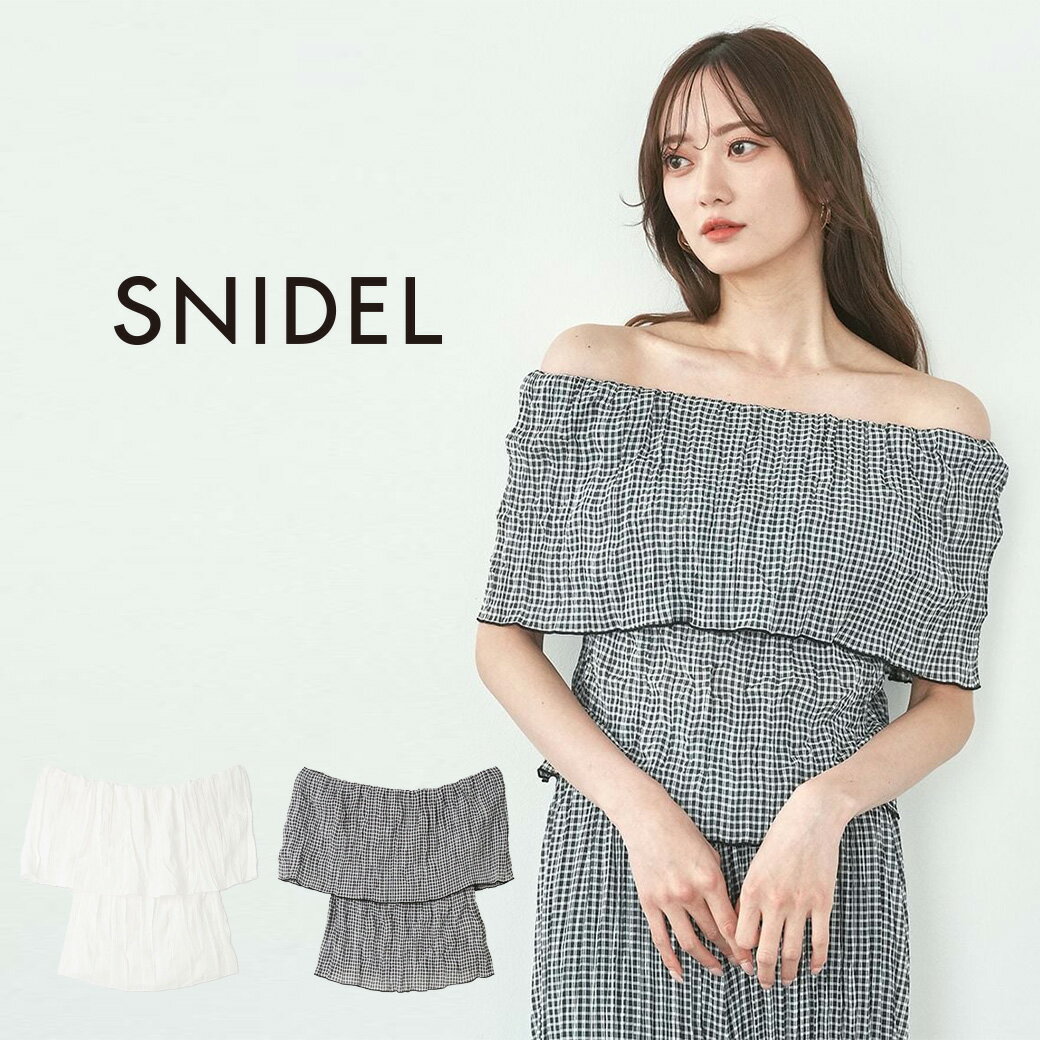SALE30%OFF スナイデル SNIDEL プリーツオフショルブラウス swfb252185 レディース...