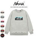 NANGA ナンガ ECO HYBRID BOX LOGO SWEATSHIRT/エコハイブリッドボックスロゴスウェットシャツ トレーナー リラックスウェア アウトドア ギフトにおすすめ セレクト雑貨ムー