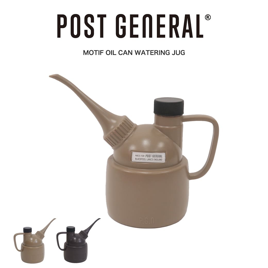 POST GENERAL(ポストジェネラル) MOTIF DISPENSER OD-SPRAY / MOTIF OIL CAN WATERING JUG / モチーフオイルカン ウォータリングジャグ ミリタリーライク 水差し 雑貨 アウトドア オイル缶モチーフ セレクト雑貨ムー