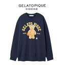 ジェラートピケ オム GELATO PIQUE HOMME スポーティベア裏毛プルオーバー pmct254982 メンズ 部屋着 ルームウェア パジャマ トップ...