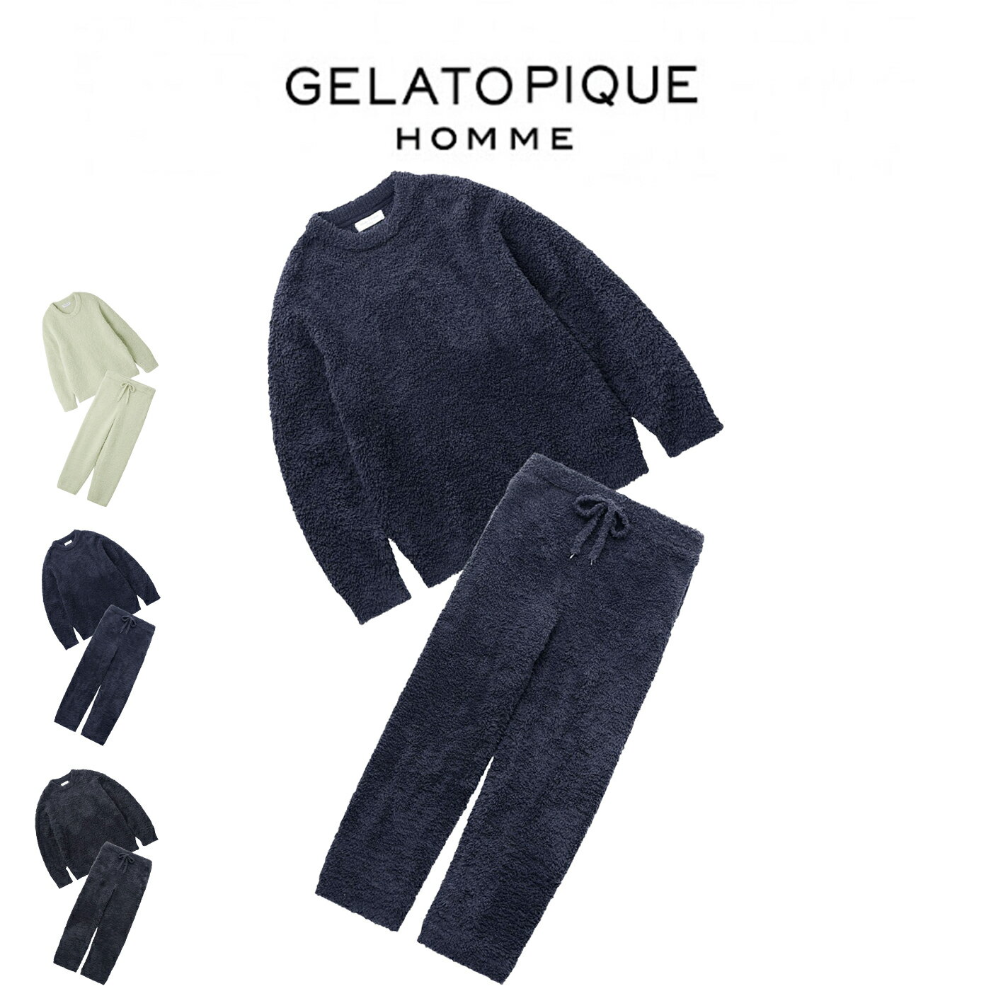 顼ȥԥ  GELATO PIQUE HOMME ١å顼ȥץ륪С&󥰥ѥĥå pmnt259208set pmnp25920...