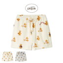 ジェラートピケ gelato pique スポーティーベア総柄ショートパンツ pwcp254234 ジェラピケ ルームウェア パジャマ 部屋着 レディース 20...
