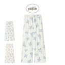 ジェラートピケ gelato pique 中花柄ロングパンツ pwcp254263 ジェラピケ ルームウェア パジャマ 部屋着 レディース 2025秋 ギフト ...