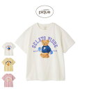 ジェラートピケ gelato pique スポーティーベアワンポイントTシャツ pwct254233 ジェラピケ ルームウェア パジャマ 部屋着 2025秋 ギ...