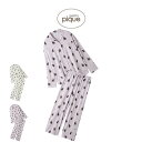 ジェラートピケ gelato pique HALLOWEEN CAT総柄シャツ&ロングパンツセット pwct254237set pwcp254240 ジェラピケ...