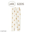 SALE30%OFF ジェラートピケ キッズ gelato pique kids Steiff James柄ロングパンツ pkcp245465 ジェラピケ シュ...