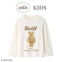 SALE30%OFF ジェラートピケ キッズ パジャマ gelato pique kids Steiff Jamesワンポイントプルオーバー pkct24544...