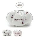 ジェラートピケ gelato pique チェリー柄ポーチ pwgb254547 ジェラピケ メイクポーチ 化粧ポーチ コスメポーチ 小物入れ レディース 2025秋 ギフト プレゼントにおすすめ セレクト雑貨ムー