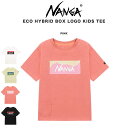 NANGA ナンガ ECO HYBRID BOX LOGO KIDS TEE / エコハイブリッドボックスロゴキッズティー Tシャツ 子供服 トップス 半袖 アウトドア 親子 お揃いコーデ セレクト雑貨ムー【P10】
