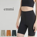 (予約)emmi yoga エミ ヨガ サスティナレッチ・ハーフレギンス 14wcp241209 (3月上旬以降入荷)レディース ボトムス スポーティー ヨガウェア フィットネス ジムウェアコーデ 2024春 セレクト雑貨ムー【S10】