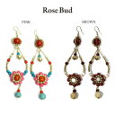 メール便で送料無料)ROSE BUD ローズバッド フラワードロップピアス 夏ピアス 096646 セレクト雑貨ムー セール 1000円ポッキリ