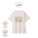 gelato pique ジェラートピケ ミュシャ Tシャツ pwct241255 ジェラピケ パジャマ ルームウェア レディース 部屋着 花言葉 トップス ギフト 新生活 プレゼントにオススメ 2024春 セレクト雑貨ムー【S10】