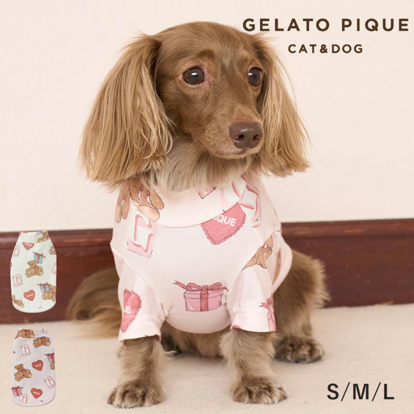 顼ȥԥ gelato pique CAT&DOG եХåץ륪С pagg255626 ԥ ɥå 롼०  ...