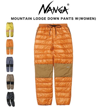 (PRE-ORDER)10月下旬入荷予約 NANGA ナンガ MOUNTAIN LODGE DOWN PANTS (WOMEN) マウンテンロッジダウンパンツ(レディース) 860FP 登山 山小屋 山岳ベースキャンプ テント泊 冬キャンプ グースダウン 雪かき ミニマム収納