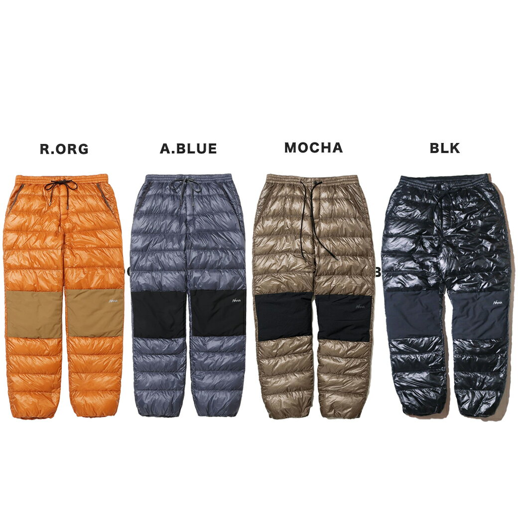 (PRE-ORDER)10月上旬入荷予約 NANGA ナンガ MOUNTAIN LODGE DOWN PANTS / マウンテンロッジダウンパンツ(メンズ) 860FP 2022AWモデル 登山 山小屋 アウトドア テント泊 冬キャンプ グースダウン 雪かき セレクト雑貨ムー