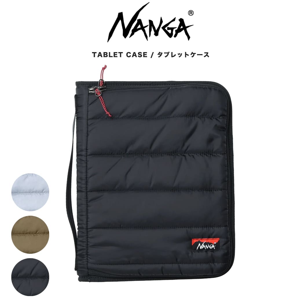 NANGA ナンガ TABLET CASE/タブレットケース アウトドア キャンプ 仕分けがしやすい2室タイプ ビジネスシーン 旅行 セレクト雑貨ムー