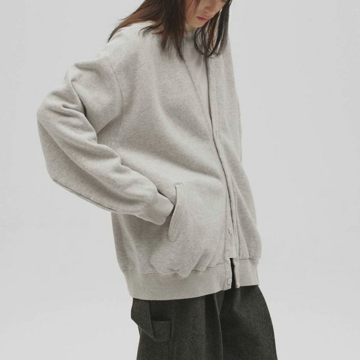 乐天商城 - (予約) TODAYFUL トゥデイフル Cotton Brushed Cardigan コットン起毛カーディガン 12620609(10月上旬以降入荷) トップス 羽織 Vネック 裏起毛スウェット レディース 2026冬 セレクト雑貨ムー