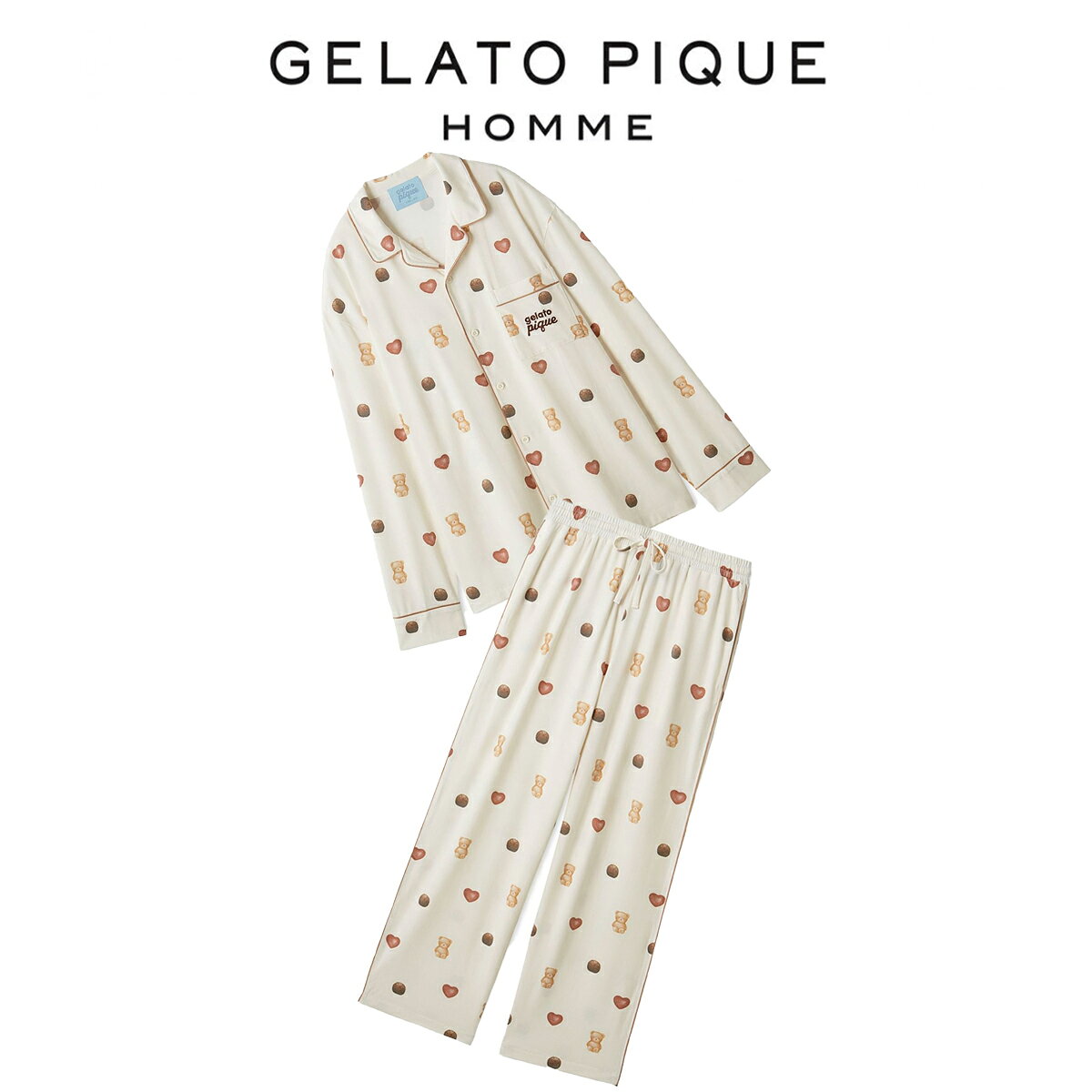 �����顼�ȥԥ� ���� GELATO PIQUE HOMME Valentine ���������&���󥰥ѥ�� pmct261344set pmcp261345 �Х�...