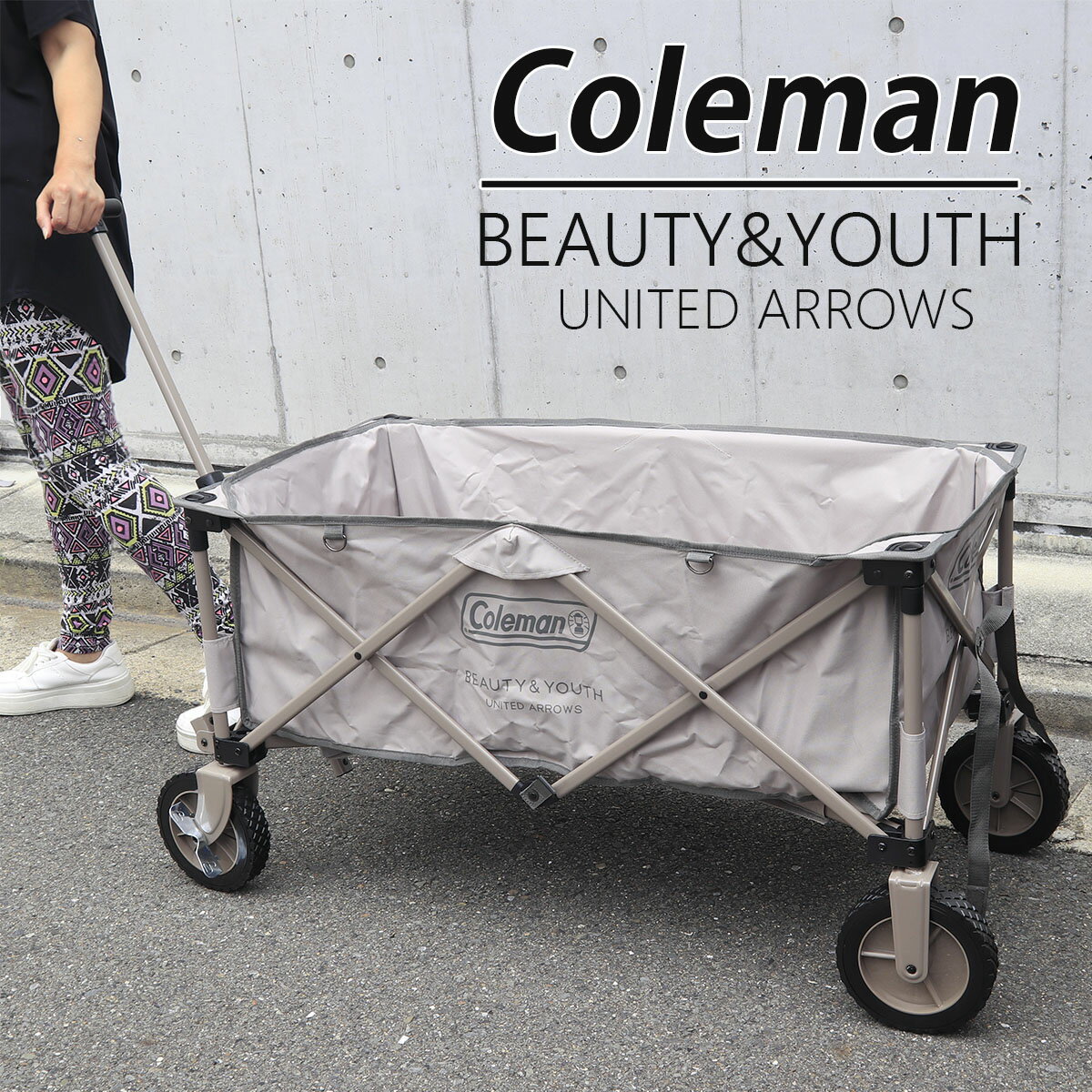 ޥ 若 ʥƥåɥ ǥ ȥɥ 若 COLEMAN BEAUTY&YOUTH UNITED ARROWS OUTDOOR WAGON  С٥塼 ȥɥ  2024