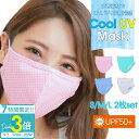 【P3倍】冷感マスク 洗える 冷感 マスク 大きいサイズ uvカット メンズ 女性用 小さめ 大きめ 子供 ひんやり ひんやりマスク クールマスク クール Cool UV Mask 2枚セット 全4色 涼しいマスク可愛い 涼しいマスク生地 夏用マスク uvマスク ピクシーパーティ