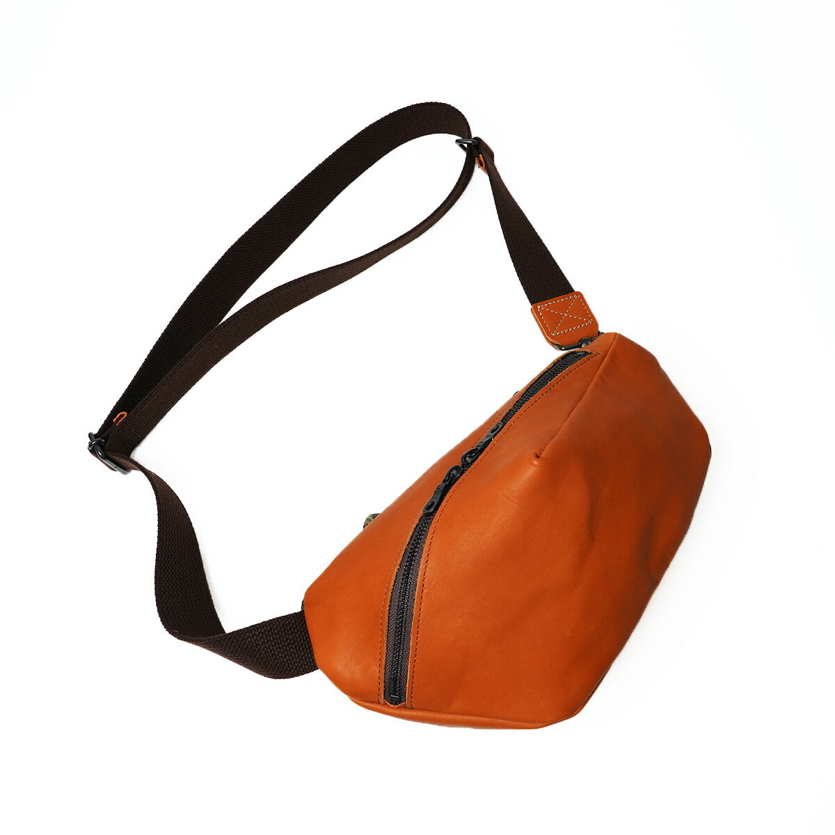 楽天市場】ネイビー レザー（カラーイエロー）（ボディバッグ