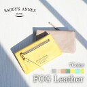 【ポイント10倍】BAGGY'S ANNEX バギーズアネックス FOG Leather フォグレザー 薄二つ折り財布 LZYS7005 ミドルウォレット ブラ...
