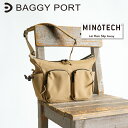 【ポイント10倍】BAGGYPORT バギーポート MINOTECH ミノテックレイヤー ミニショルダーバッグ YNM5604 斜め掛けバッグ 肩掛けバッグ 撥水 防水素材 メンズ レディース ユニセックス ブランド 日本製 国産 ミニマム ファスナー付き プレゼント ギフト