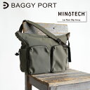 【ポイント10倍】BAGGYPORT バギーポート MINOTECH ミノテックレイヤー ショルダーバッグ YNM5605 ショルダーバッグ A4対応 斜め掛けバッグ 肩掛けバッグ 撥水 防水素材 メンズ レディース ユニセックス ブランド 日本製 国産 ミニマム ファスナー付き プレゼント ギフト