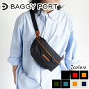 【ポイント10倍】BAGGYPORT バギーポート BLACK 10号高密度帆布 ミニボディバッグ YNM428 ブラック メンズ レディース ユニセックス ミ...